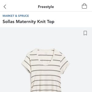 Market & Spruce Salas Maternity Tee